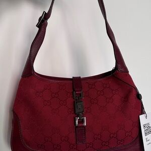Vintage Gucci Deep Red Jackie in excellent condition